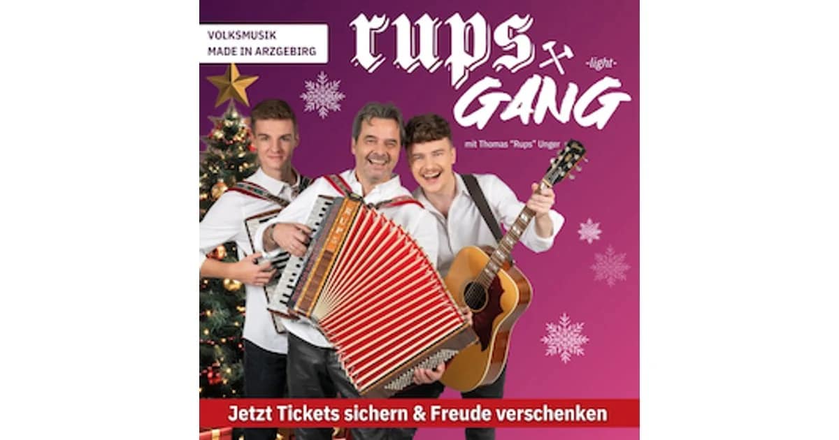 RUPS GANG (light) - Arzgebirgisches Weihnachtskonzert event image