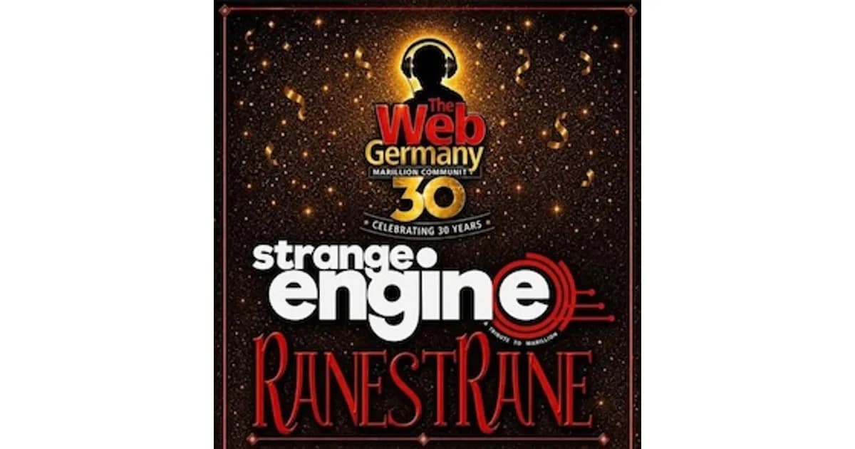 Strange Engine (Marillion-tribute) & Ranest Rane - The Web Germany celebrating 30 years! event image