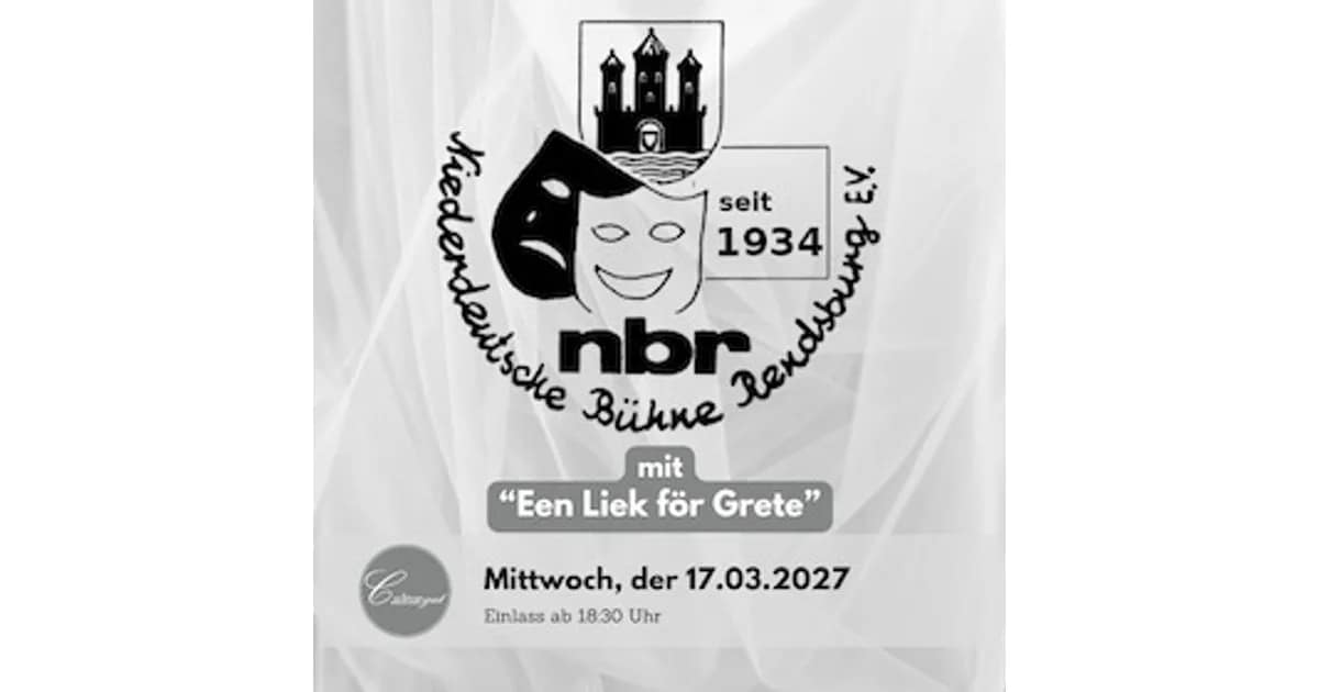 Niederdeutsche Bühne Rendsburg e.V. - Een Liek för Grete event image
