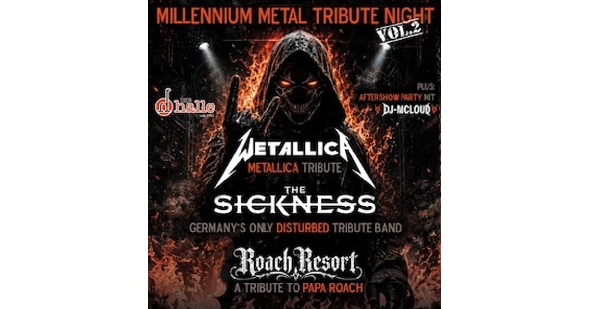 Millenium Metal Night - Wetallica, The Sickness, Roach Resort event image