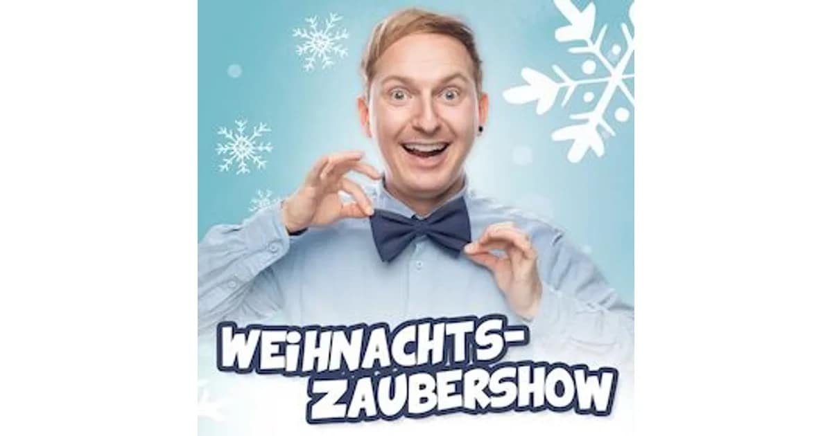 Weihnachtszaubershow | Felix Wohlfarth - Eintauchen in geheimnisvolle Weihnachtswunder – Für alle ab 4 Jahren event image