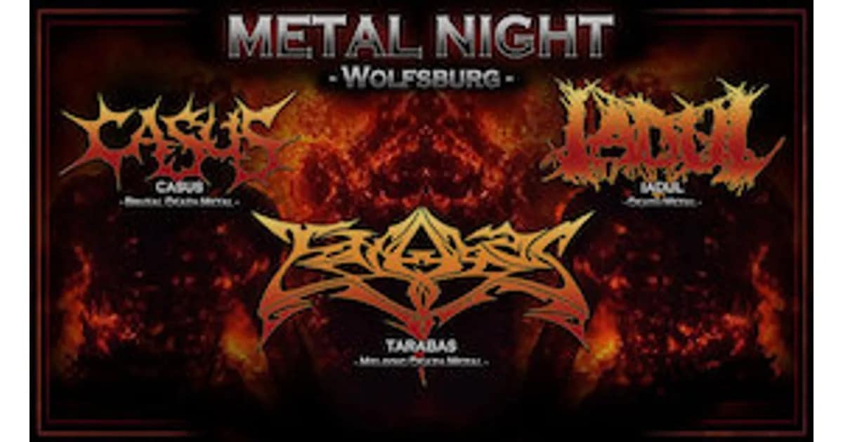 3x Death Metal - mit Tarabas // Iadul // Casus event image