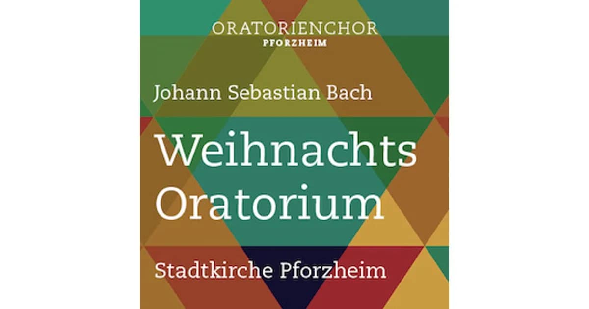 Johann Sebastian Bach - Weihnachtsoratorium - SINGALONG: J. S. Bach - Weihnachtsoratorium Kantaten 1-3 - Karten für Mitsingende - event image