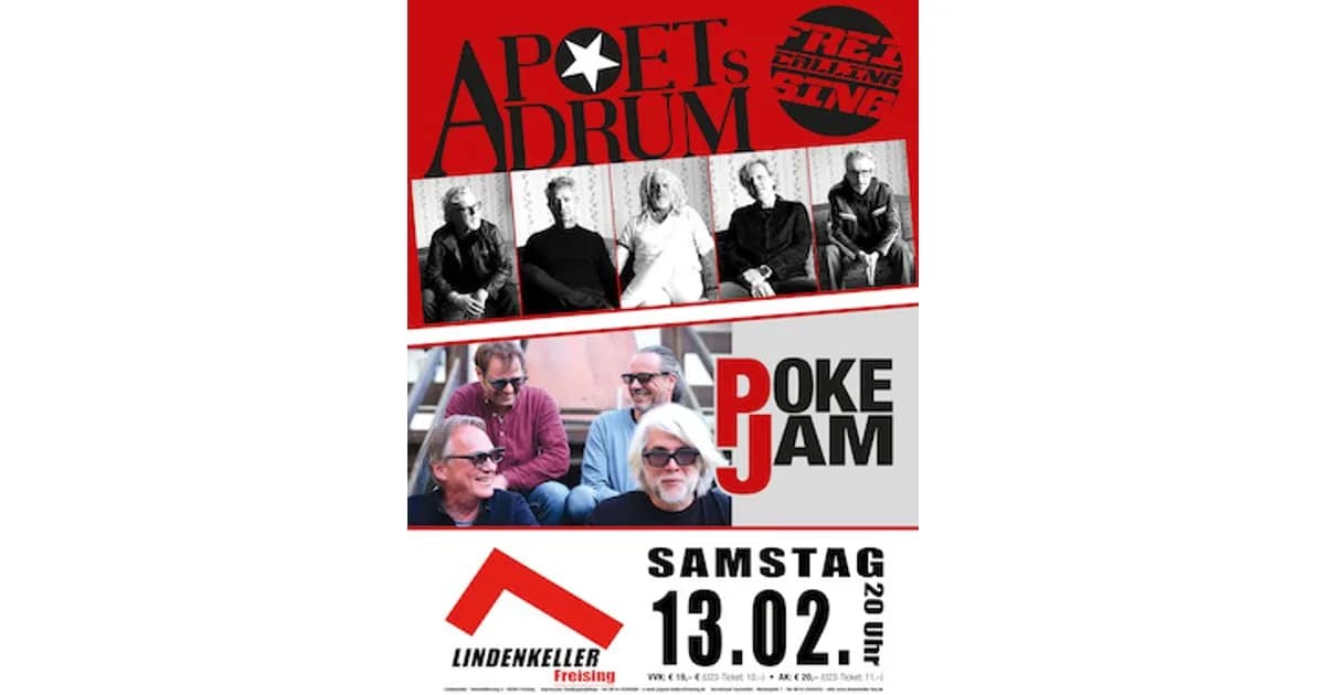 „POKEJAM“ & „A POET´S DRUM“ - Freising Calling event image
