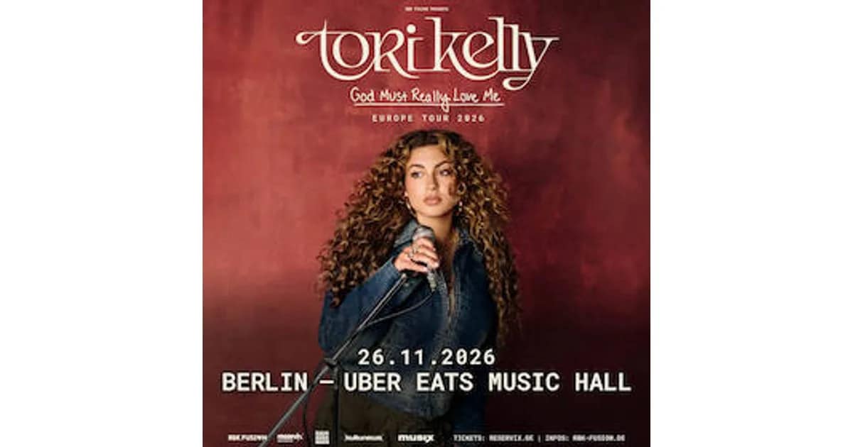 TORI KELLY - God Must Really Love Me Europe Tour event image
