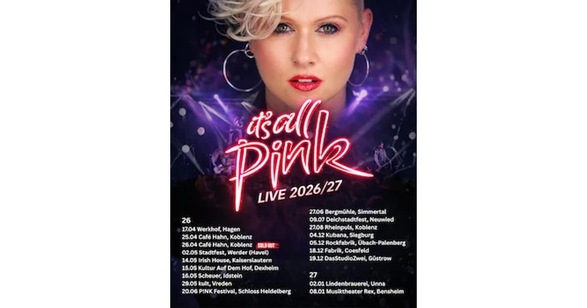 ITS ALL PINK - P!nk Tribute Show event image