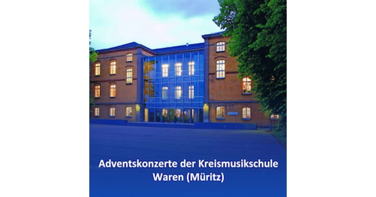 Adventskonzert der Kreismusikschule Müritz - Nachmittagskonzert event image