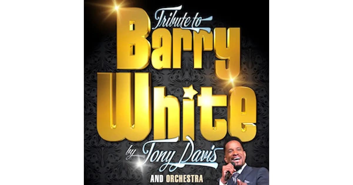 Barry White Tribute Show by Tony Davis and Orchestra - Barry White Tribute Show by Tony Davis and Orchestra event image