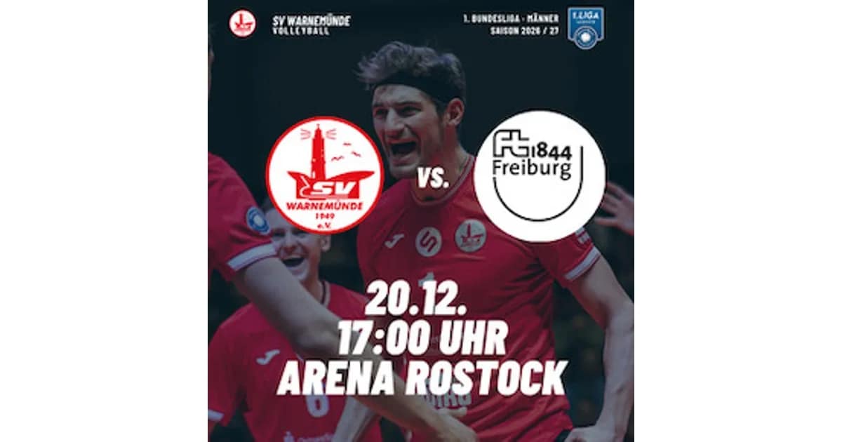 2026/2027 | 1. Bundesliga Männer - SV Warnemünde - Freiburg event image