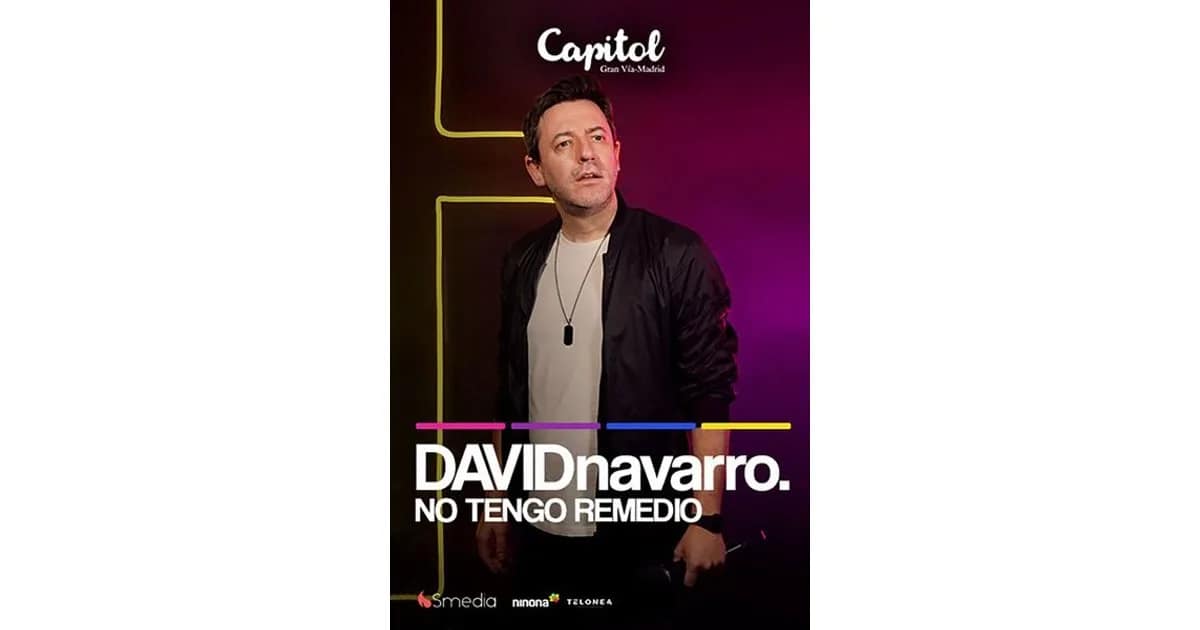 No tengo remedio - David Navarro event image