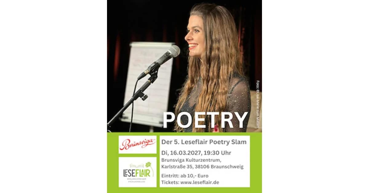 Leseflair - Der 5. Leseflair Poetry Slam event image