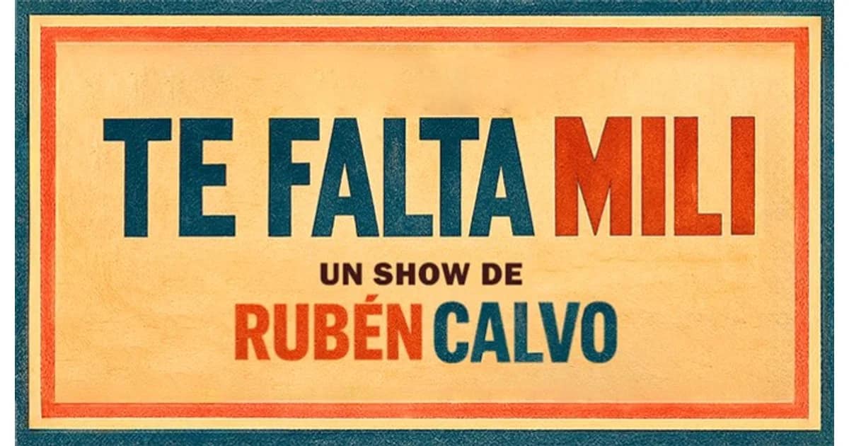 Te Falta Mili - Rubén Calvo event image