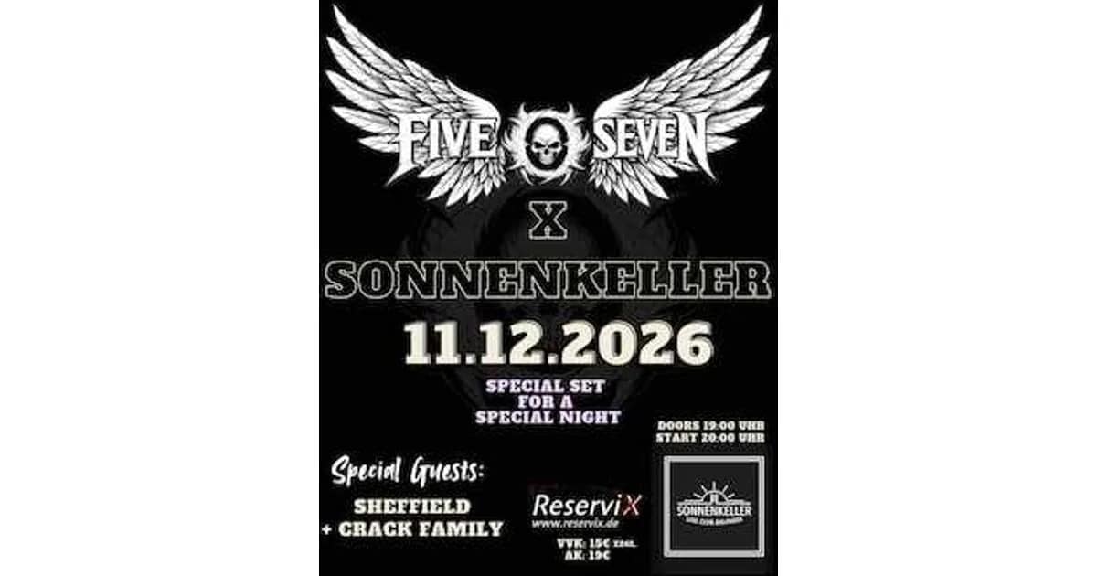 Five O Seven + Sheffield + Crack Family - Pure Rock n Roll & Heavy Stuff event image