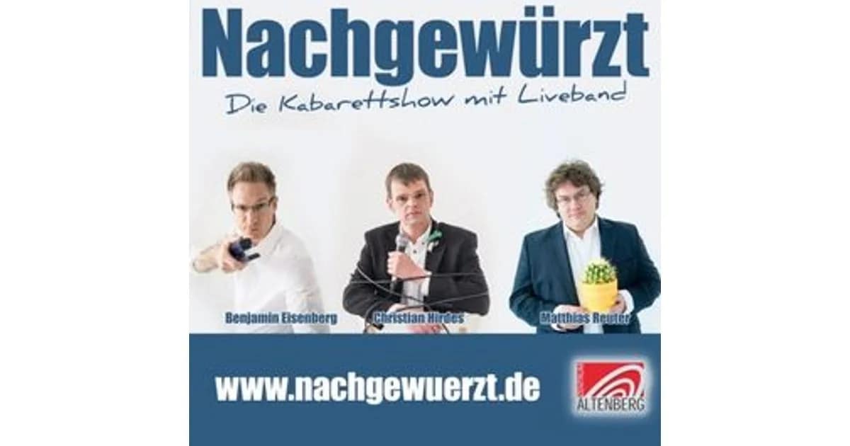Nachgewürzt - Die Kabarettshow mit Liveband - Gast: Mario Siegesmund event image