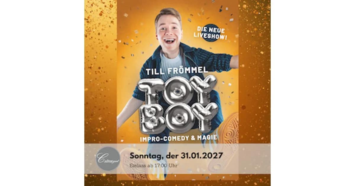 TILL FRÖMMEL – TOYBOY - Impro-Comedy & Magie live! event image