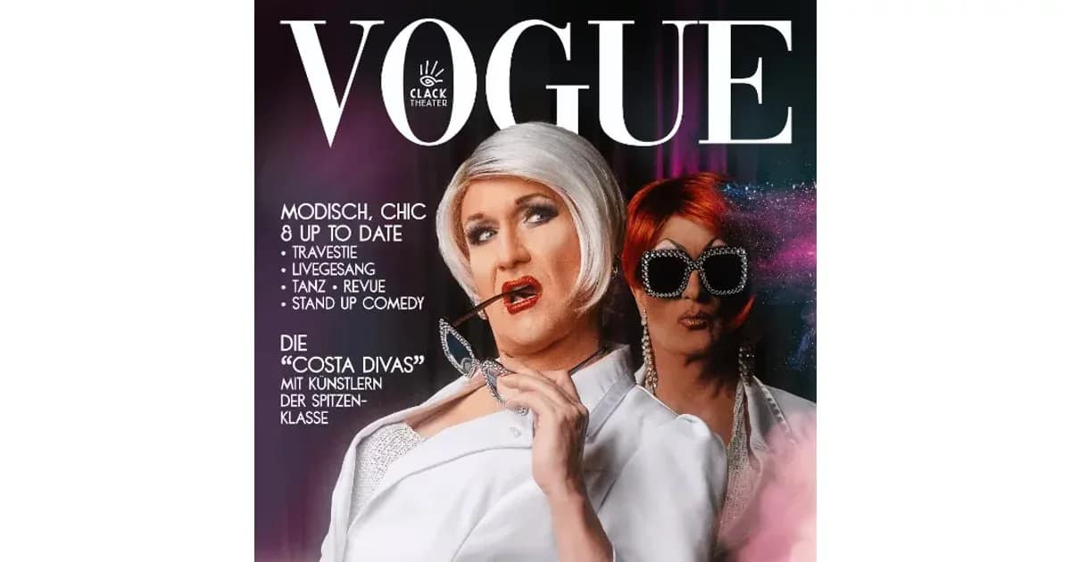 VOGUE • Travestie • Revue • Livegesang • Tanz • Stand-up-Comedy event image