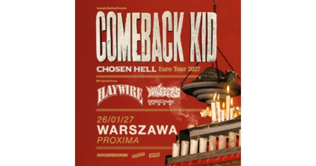 COMEBACK KID - CHOSEN HELL EURO TOUR 2027 event image