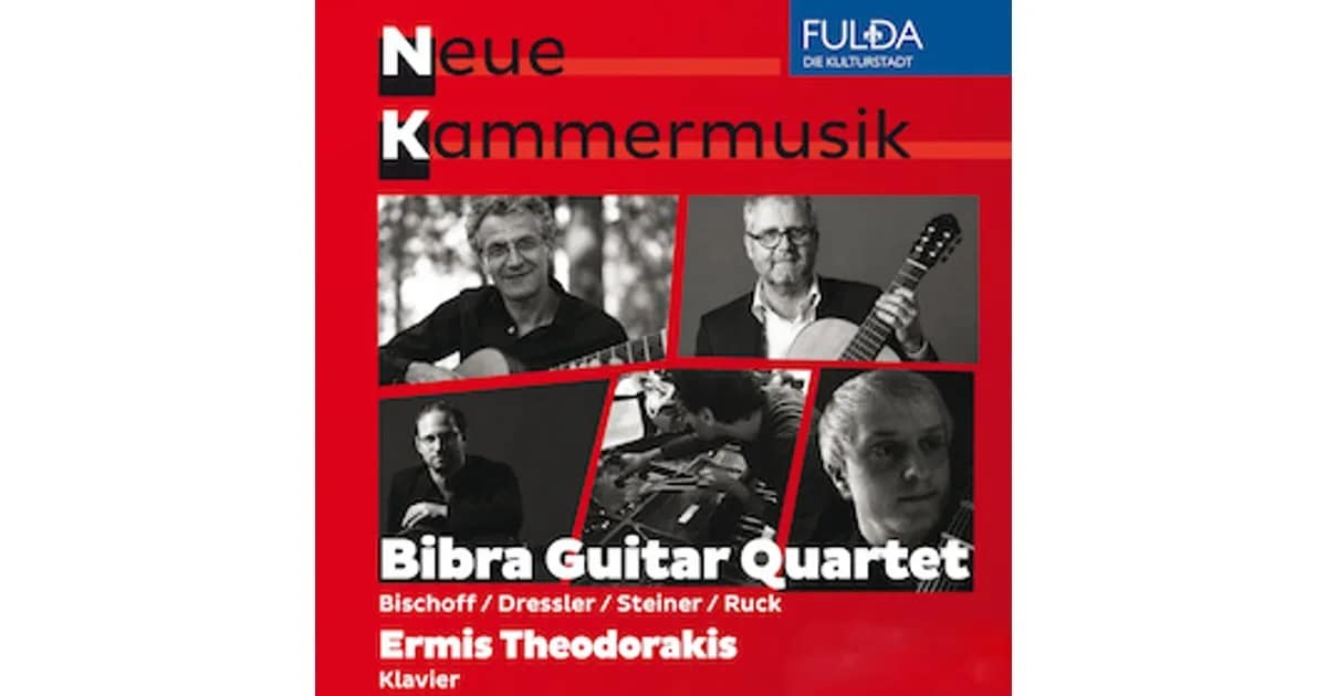 Bibra Guitar Quartet - Bischoff/Dressler/Steiner/Ruck/Ermis Theodorakis event image