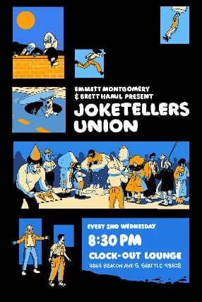 ​Emmett Montgomery and Brett Hamil Present: Joketellers Union event image