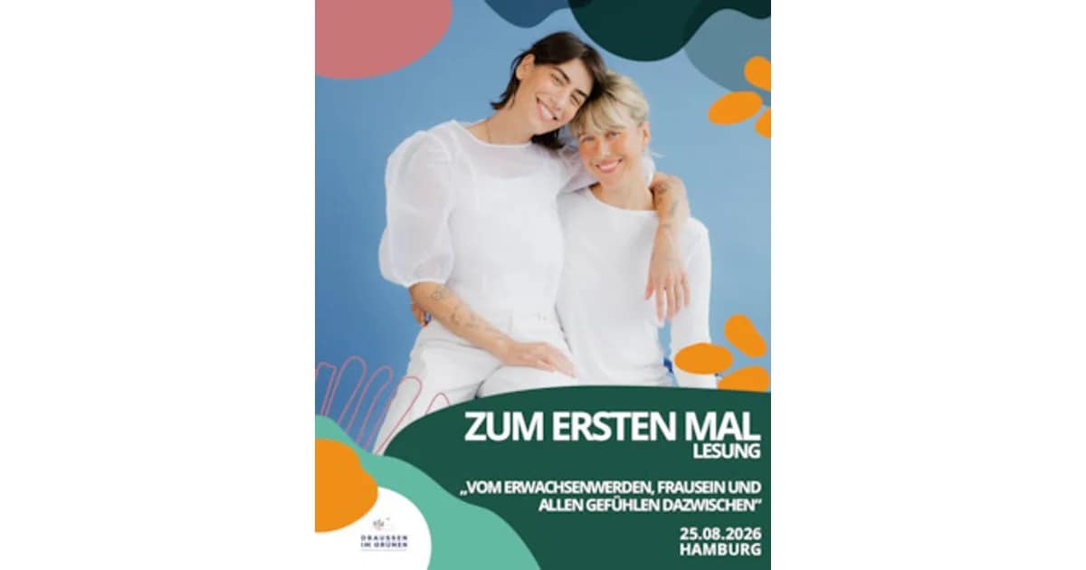 "Zum ersten Mal" Lesung: Vom Erwachsenwerden, Frausein und allen Gefühlen dazwischen