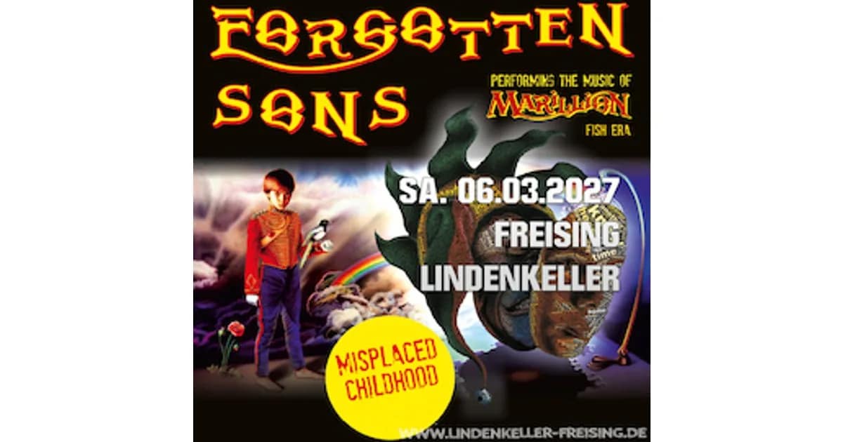 Forgotten Sons play Best of Fish Era - Marillion Tribute event image