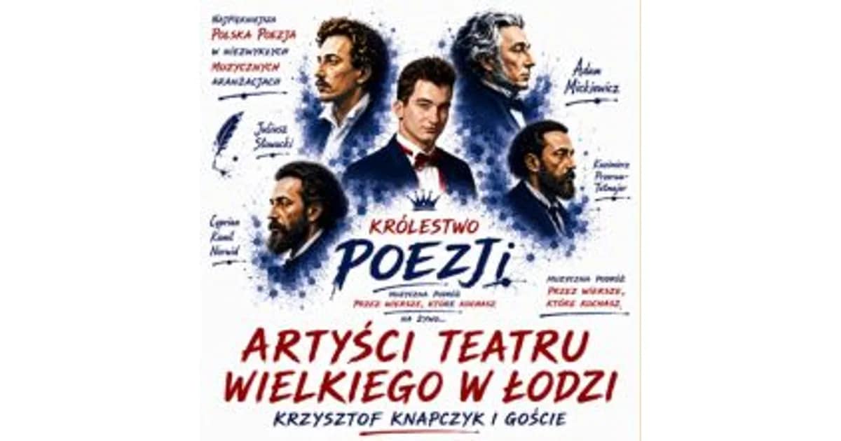 Królestwo Poezji - Muzyczna podróż przez wiersze, które kochasz event image