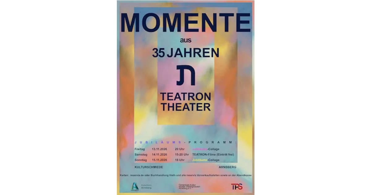 MOMENTE aus 35 Jahren TEATRON THEATER event image