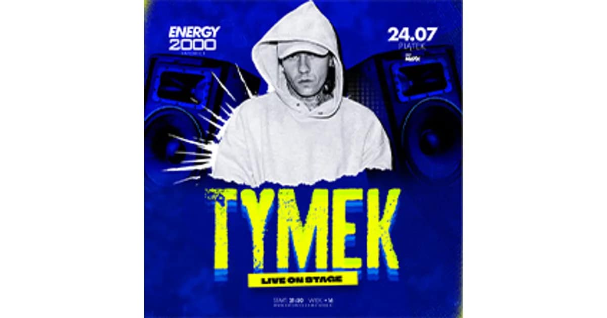 TYMEK LIVE ON STAGE | Wiek 16+