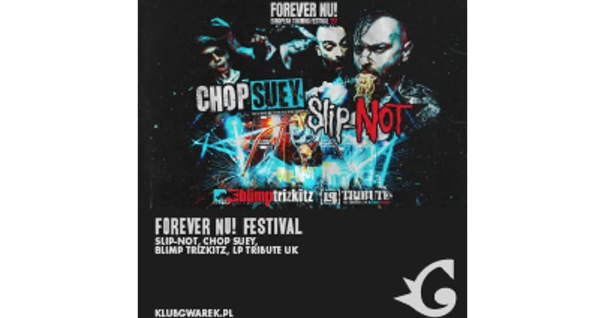 Forever Nu! Festival: SLIP-NOT, Chop Suey, Blimp Trizkitz, LP Tribute UK event image