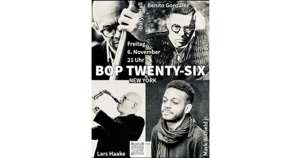 Jazz Club Minden - Programm 2026 - bop twenty-six event image