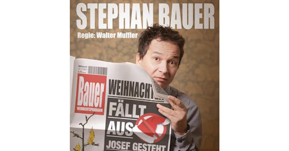 Friedrichsdorfer Kulturzeit - Stephan Bauer - Weihnachten fällt aus! Josef gesteht alles! event image