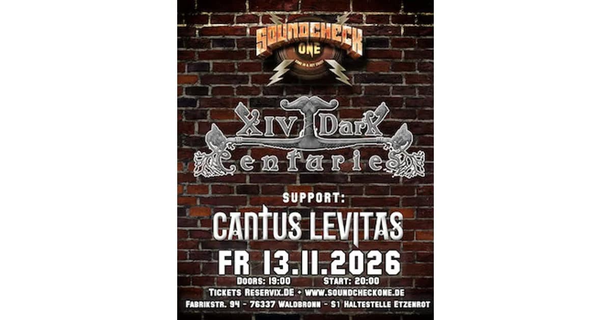 XIV Dark Centuries + Cantus Levitas event image
