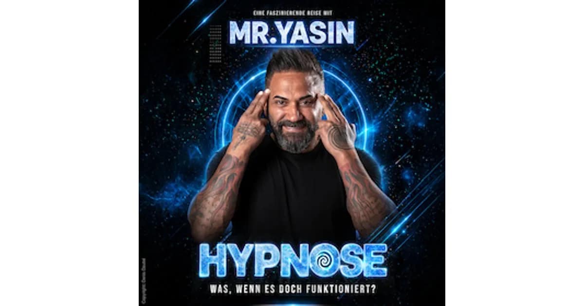 Mr. Yasin - HYPNOSE - Was, wenn es doch funktioniert? - PREVIEW event image