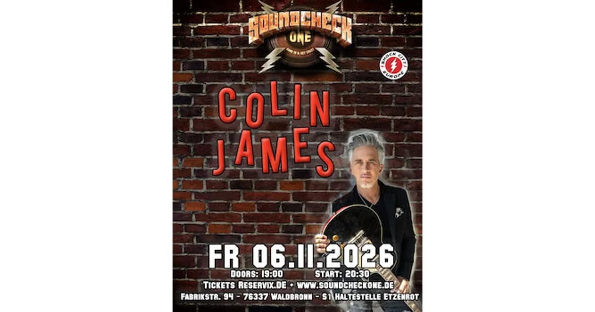 Colin James - Blues Rock from Canada event image
