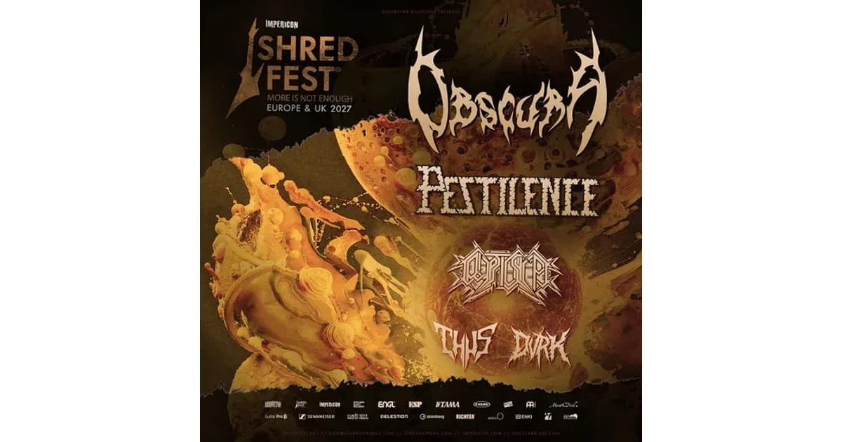 SHRED FEST 2027 - Obscura, Pestilence, Cryptic Shift, Thus & DVRK event image
