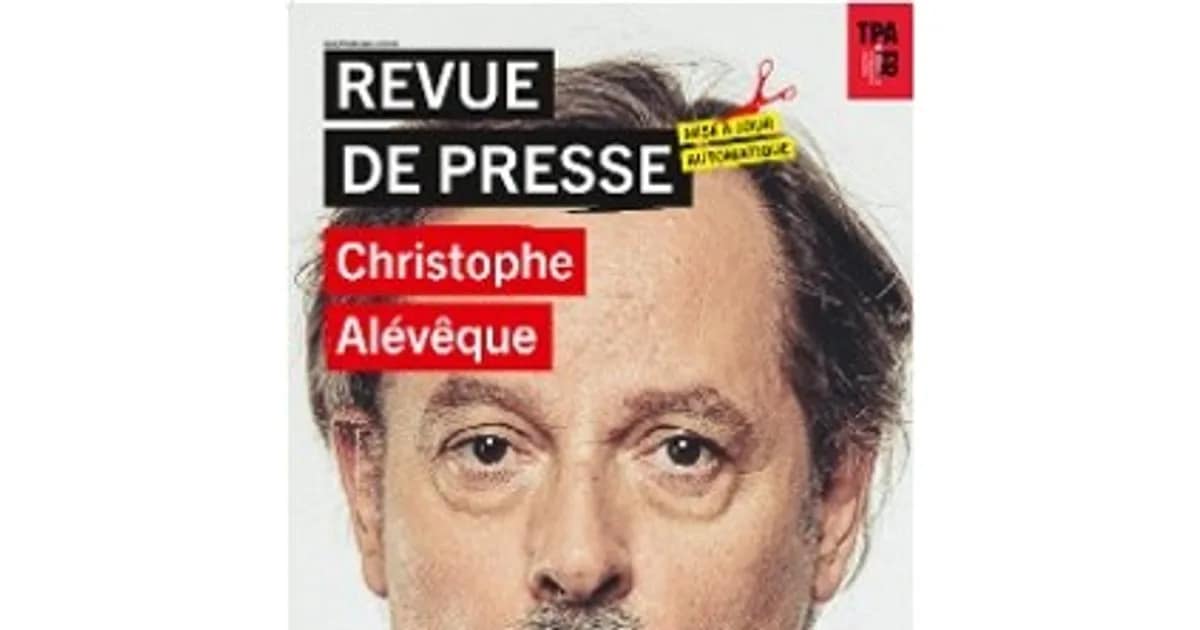 Christophe Alévêque - Revue de Presse event image