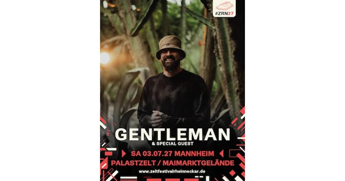 11. Zeltfestival Rhein-Neckar - Gentleman & Special Guest event image