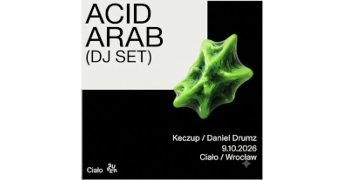 Acid Arab (DJ set) | Wrocław | Ciało event image