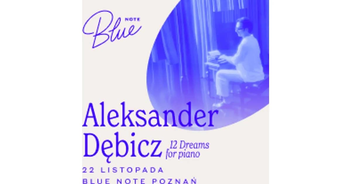 Aleksander Dębicz - 12 Dreams for piano event image
