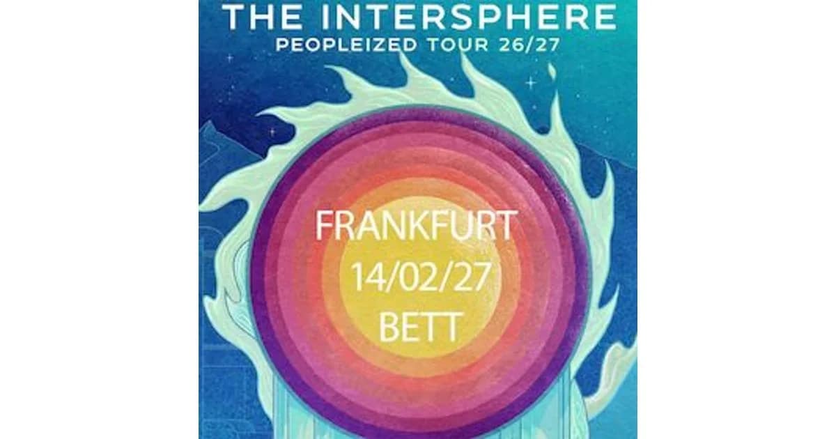 The Intersphere - PEOPLEIZED TOUR 26/27 event image