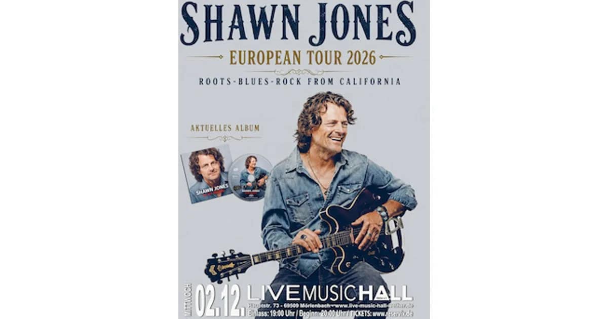 Shawn Jones - European Tour 2026 event image