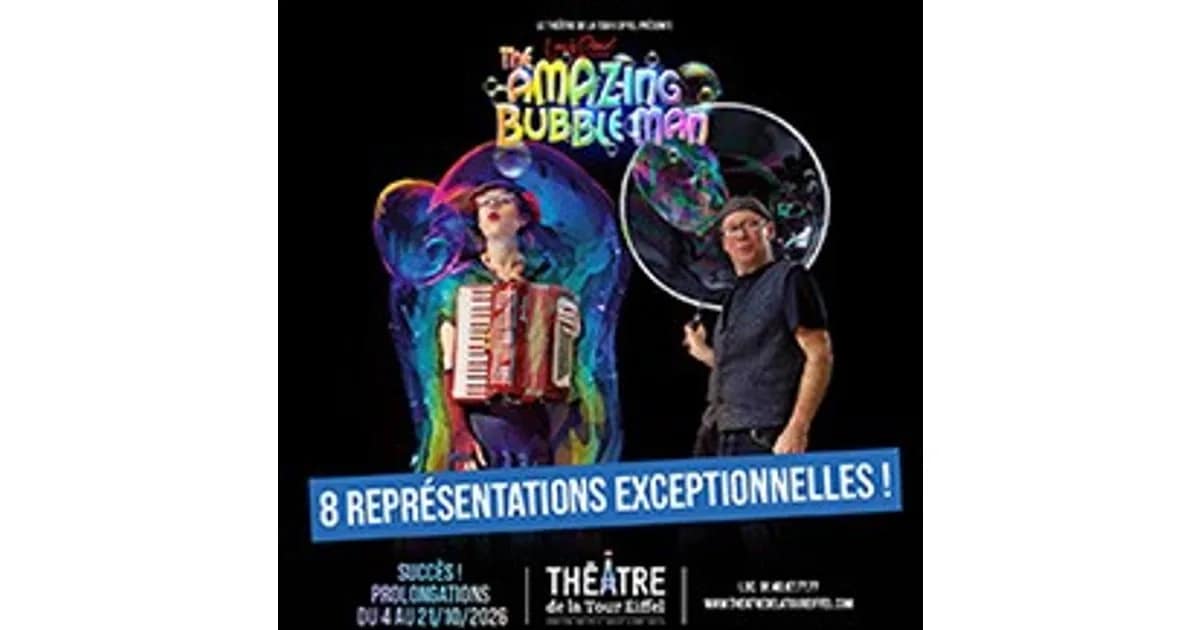 The Amazing Bubble Man event image
