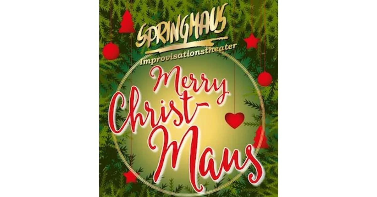 Springmaus Improvisationstheater - Merry Christmaus event image