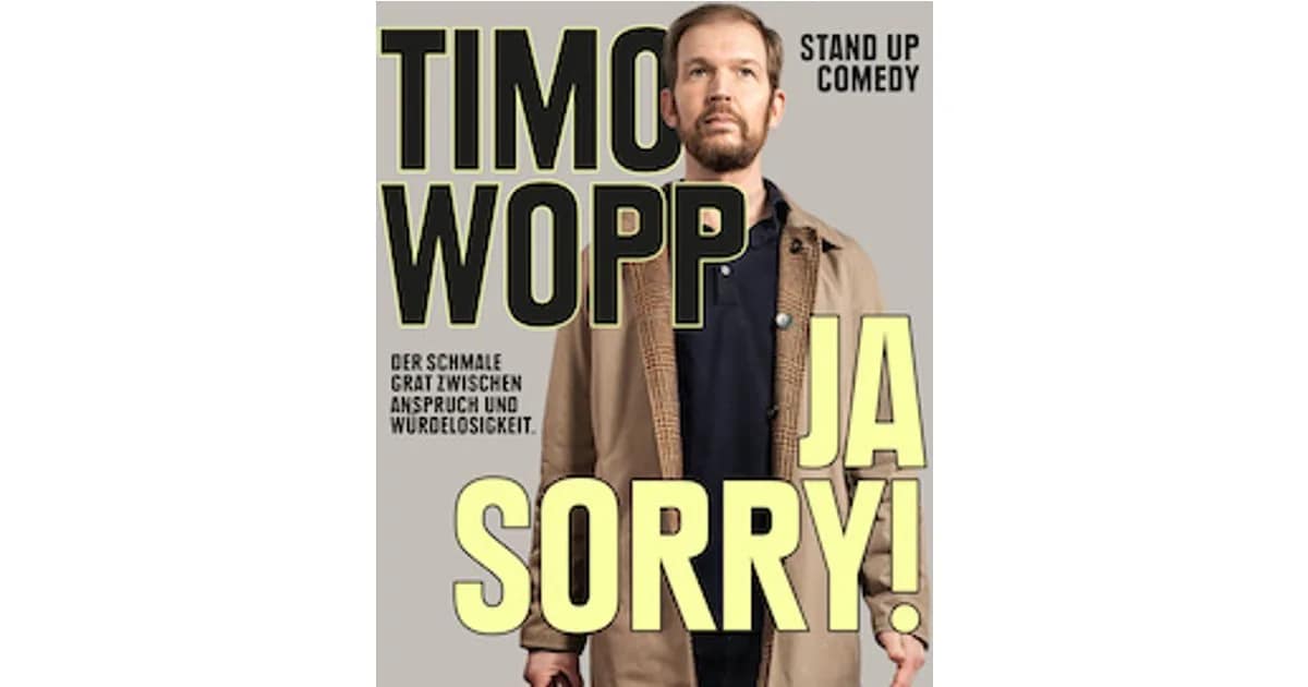 Timo Wopp - JA SORRY! event image