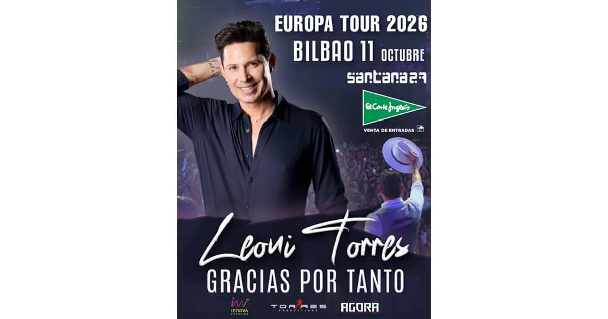 Concierto Leoni Torres- Gracias por tanto 2026 event image