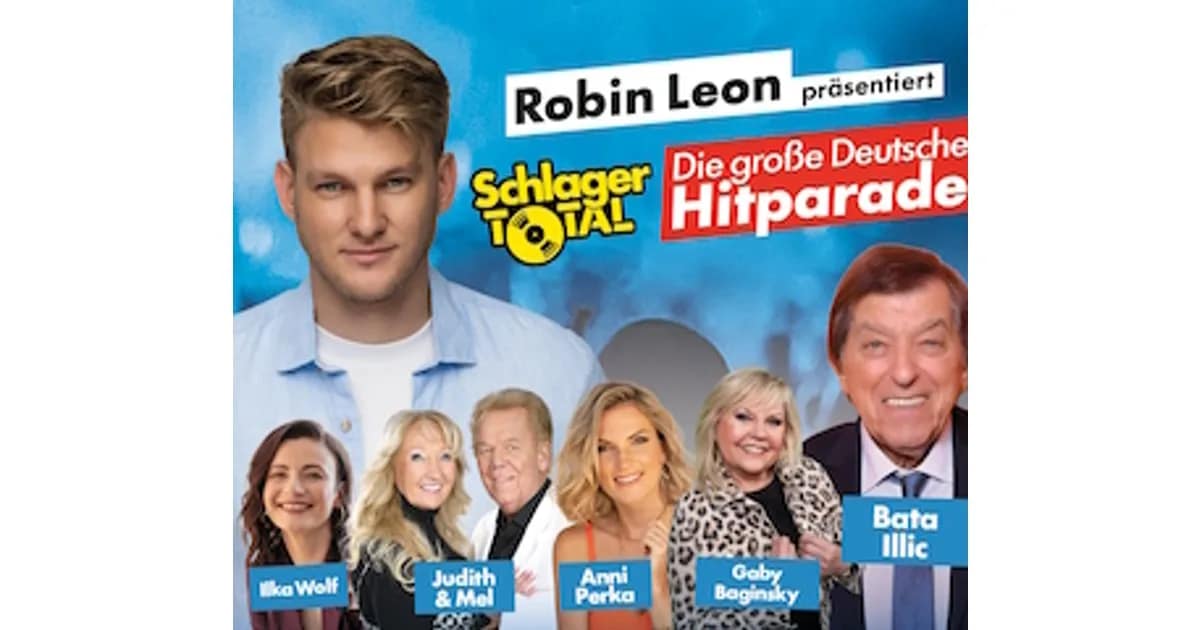 Sonderveranstaltungen - Schlager TOTAL - präsentiert von Robin Leon event image