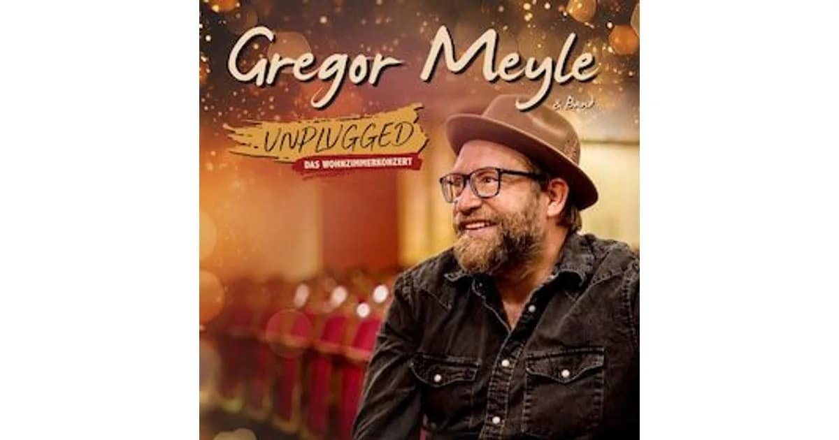 GREGOR MEYLE - Unplugged - Das Wohnzimmerkonzert event image