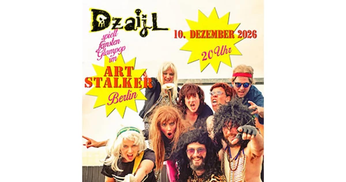 DZAIJL - In the 21st century man finally created a band - with feelings! event image