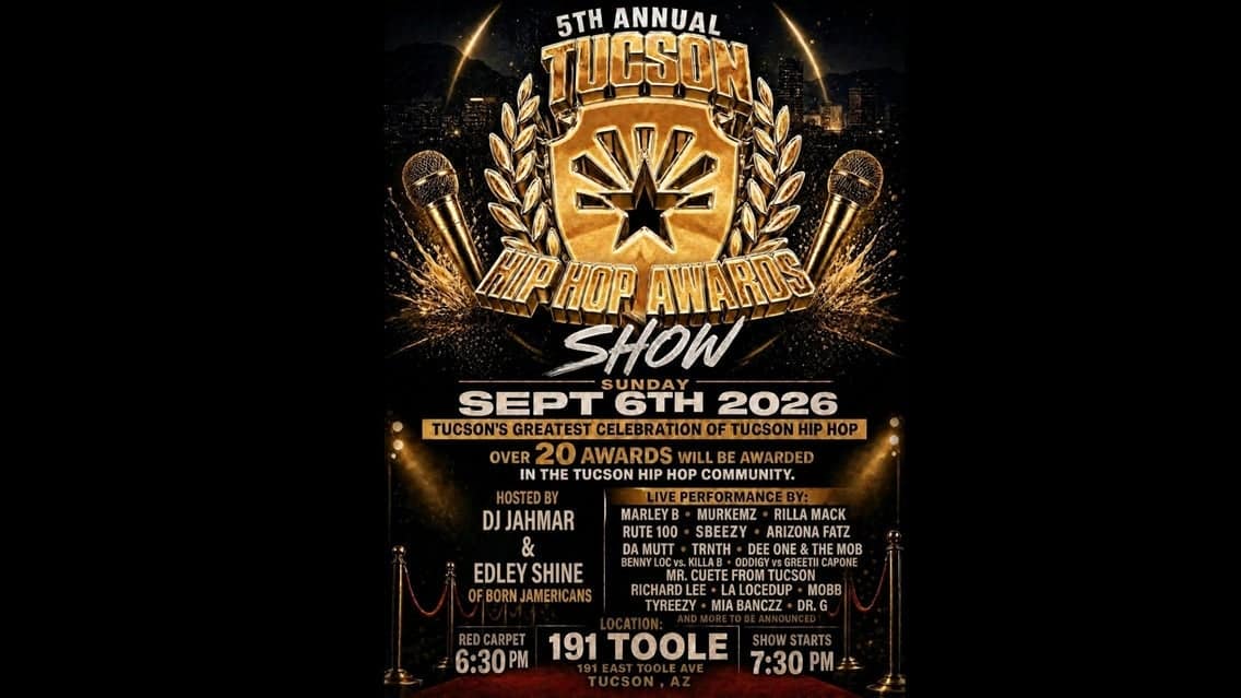 The 5th Annual Tucson Hip Hop Awards Show @ 191 Toole event image