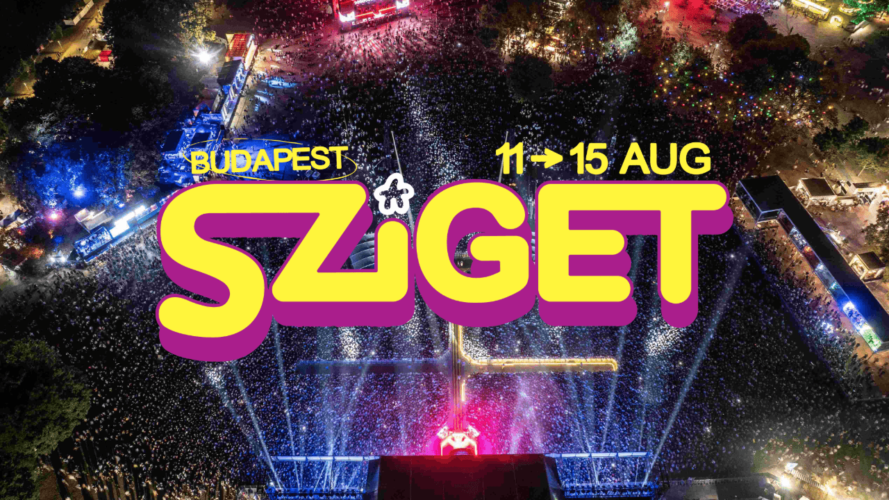 Sziget Festival 2026 event poster